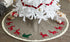 Hand Felted Wool Reindeer and Sleigh Tree Skirt - Christmas Eve Scene - ARCADIA HOME